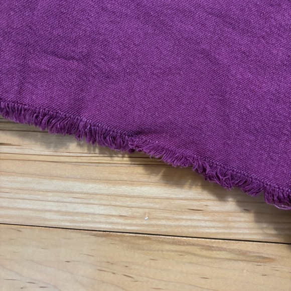 Anthropologie PILCRO Frayed Raw Hem Denim Shorts Purple Women’s Size 31 New Tag - Picture 7 of 7